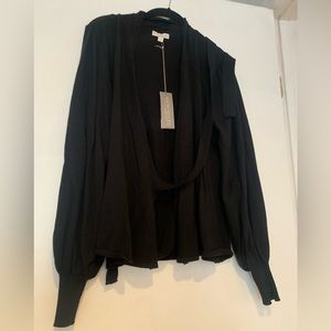 Eva Mendes NY&Co Black Wrap Around Sweater